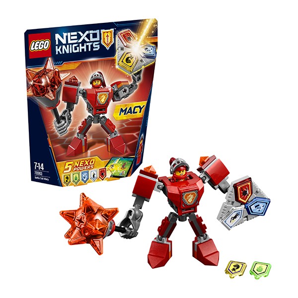 70363 LEGO® Nexo Knights Macy kaujas tērps, no 7 līdz 14 