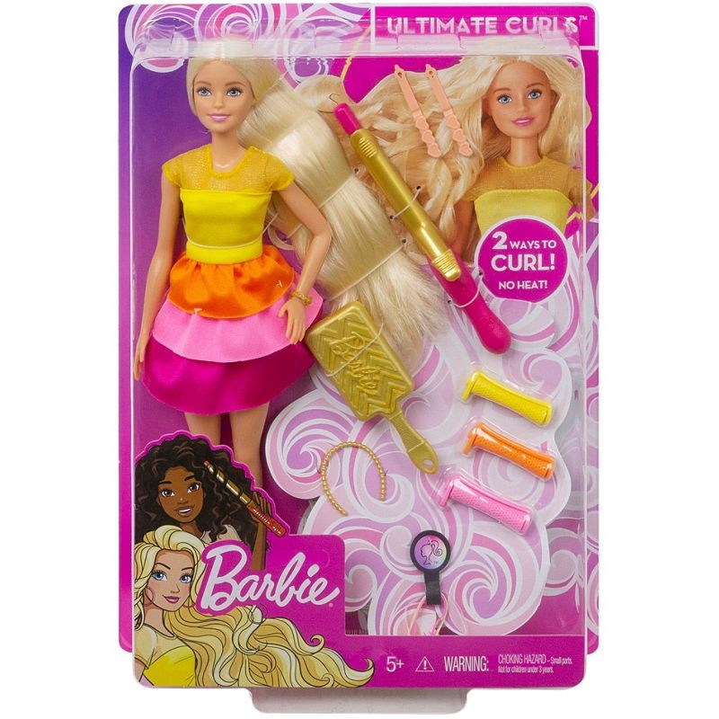 barbie diy crimps and curls doll