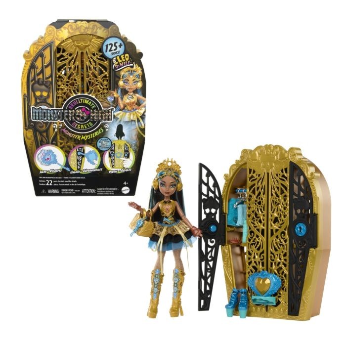 HXH84 MONSTER HIGH Spocīgie noslēpumi monstru mistērija Drakulaura27 cm MATTEL